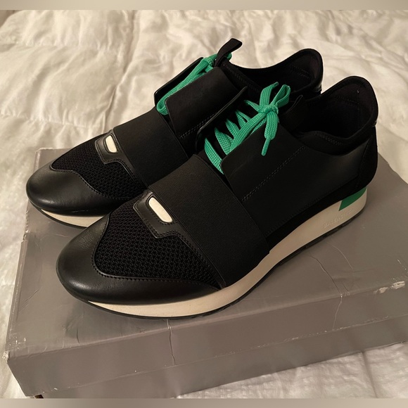 Balenciaga Other - Balenciaga Race Runners (Black&green)